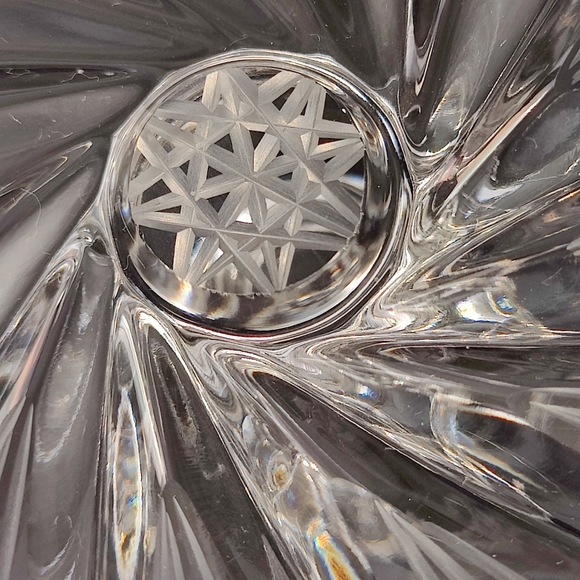 Pair of vintage | Pinwheel Crystal 🕯️ Candle stick holders | made in Poland - Picture 13 of 16